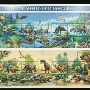 Scott# 3136 "WORLD of DINOSAURS" FULL INTACT SHEET (15) MNH