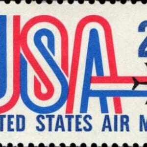 Scott# C81"USA & JET" AIRMAIL MNH SINGLE, NICELY CENTERED