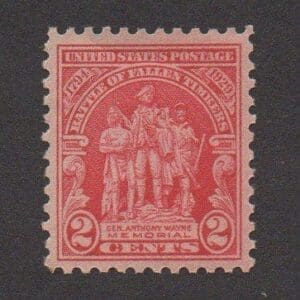 Scott# 680 "BATTLE OF FALLEN TIMBERS" MNH, VERY NICELY CENTERED