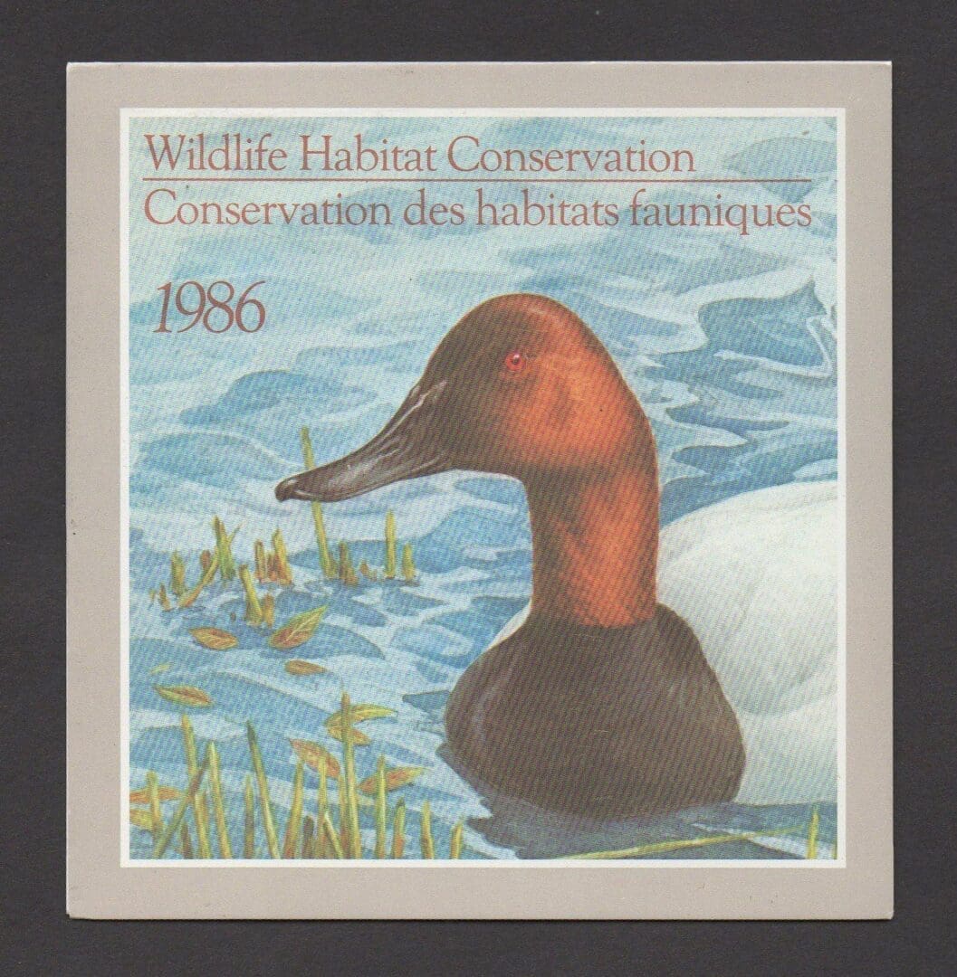 Scott# FWH2 CANADA "DUCK STAMP"1986 CANADA PRESENTATION BOOK, MNH - Image 2