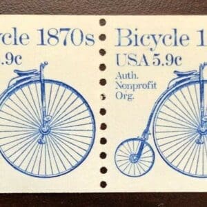 Scott# 1901 "BICYCLE" MNH COIL PAIR, NICELY CENTERED