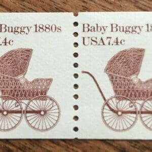 Scott# 1902 "BABY BUGGY" MNH COIL PAIR, NICELY CENTERED