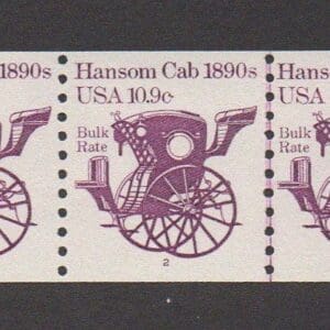 Scott# 1904 "HANSOM CAB" PNC5, PLATE #2, MNH, NICELY CENTERED