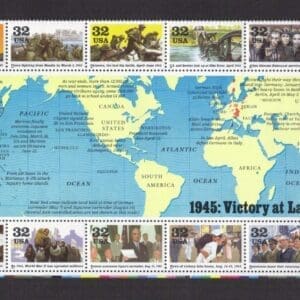 Scott# 2981 "WORLD WAR II -1945 VICTORY AT LAST" SHEET (10) MNH