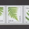 Scott# 4848-52 "FERNS" S/A PNC (5) #C1111, 49 CENT VARIETY, MNH