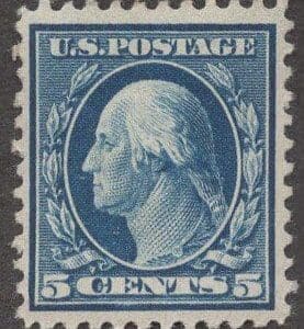 Scott# 504 "WASHINGTON" MINT FLAT PLATE PERF 11, VERY NICELY CENTERED