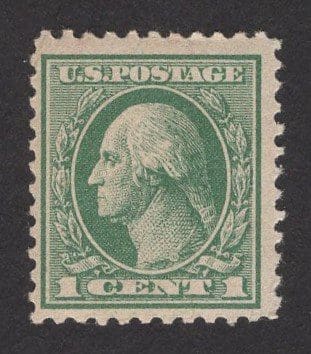 Scott# 525 "WASHINGTON" MNH 1918-20 OFFSET, NICELY CENTERED