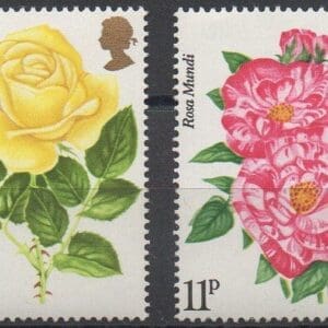 1976 GB "ROYAL NAT'L ROSE SOCIETY" SET (4) MNH, NICELY CENTERED