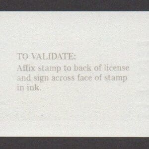 Alternative view of Scott# ID01 "TEAL DUCK" ID STATE DUCK STAMP + FLEETWOOD PAGE