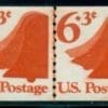 Scott# 1518 "LIBERTY BELL" COIL LINE PAIR, MNH, NICELY CENTERED