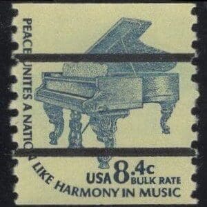 Scott# 1615c "PIANO" AMERICANA SERIES MNH BUREAU COIL SINGLE