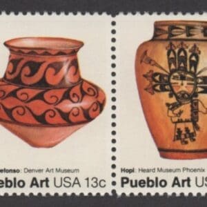 Scott# 1706-09 "PUEBLO POTTERY" HORIZONTAL STRIP (4) MNH