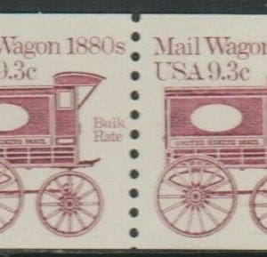 Scott# 1903 "MAIL WAGON" MNH COIL PAIR, NICELY CENTERED