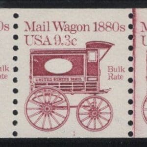 Scott# 1903 "MAIL WAGON" PNC(3) PLATE #1, MNH, NICELY CENTERED