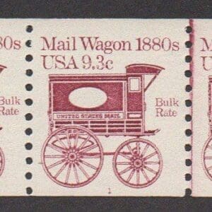 Scott# 1903 "MAIL WAGON" PNC(5) PLATE # 1, MNH, NICELY CENTERED