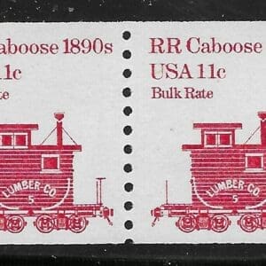 Scott# 1905 "CABOOSE" MNH COIL PAIR, NICELY CENTERED