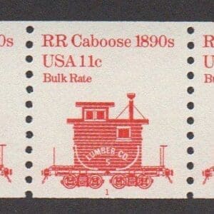 Scott# 1905 "CABOOSE" MNH PNC(5) PLATE #1, NICELY CENTERED
