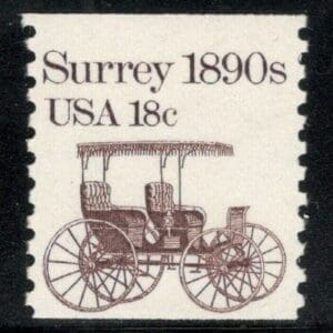 Scott# 1907 "SURREY" TRANSPORTATION SERIES COIL SINGLE, MNH
