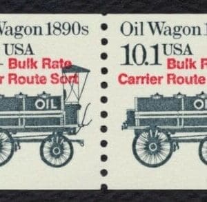 Scott# 2130b "OIL WAGON" MNH PRECANCEL PAIR, NICELY CENTERED