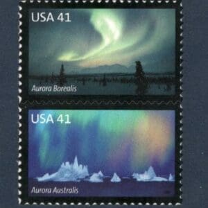 Scott# 4203-04 "POLAR LIGHTS" S/A VERTICAL PAIR, MNH