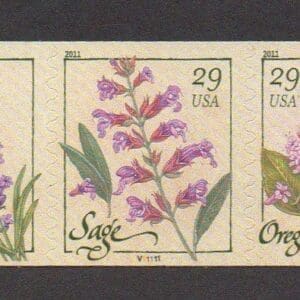 Scott# 4513-17 "HERBS" PNC (5) P# V11111 MNH, NICELY CENTERED