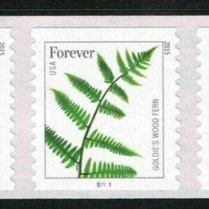 Scott# 4973a "FERNS" PNC5 P#S1111, 2015 DATE WITH BACK#, MNH