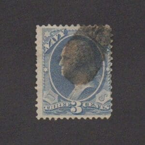 Scott# O37 "NAVY DEPARTMENT - WASHINGTON" USED, NICELY CENTERED