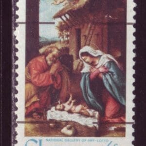 Scott# 1414A "CHRISTMAS NATIVITY" PRECANCEL SINGLE, MNH