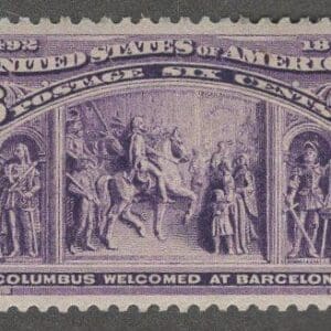 Scott# 235 "COLUMBIAN" MNH, DEEP CRISP COLOR