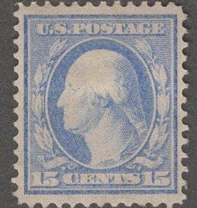 Scott# 340 "WASHINGTON" DLWMK PERF 12, MINT, NICELY CENTERED