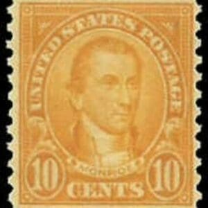 Scott# 642 "JAMES MONROE" MINT SINGLE, NICELY CENTERED