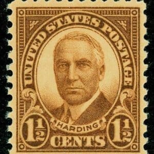 Scott# 684 "WARREN HARDING" MH SINGLE, NICELY CENTERED