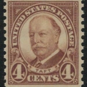Scott# 685 "HOWARD TAFT" MINT SINGLE, NICELY CENTERED