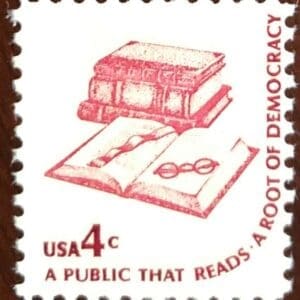 Scott# 1585 "BOOKS & EYEGLASSES" MNH SINGLE, NICELY CENTERED