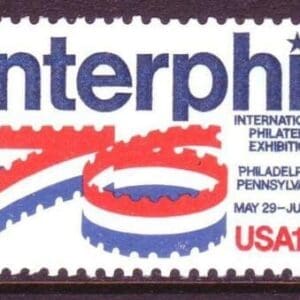 Scott# 1632 "INTERPHIL - INT'L STAMP EXPO" MNH SINGLE, NICELY CENTERED