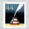 Scott# 4496 "PATRIOTIC QUILL & INKWELL" MNH S/A PNC3 PLATE# S1111