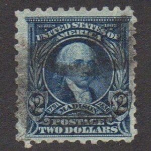 Scott# 479 "MADISON" USED PERF 10, UNWATERMARKED, NICELY CENTERED