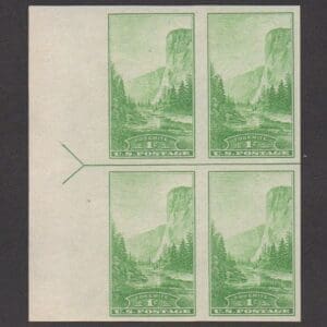 Scott# 756 "YOSEMITE" LEFT ARROW BLOCK (4)MNH, NGAI