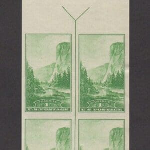 Scott# 756 "YOSEMITE" TOP ARROW BLOCK (4) MNH, NGAI