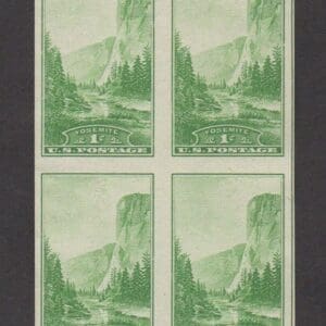 Scott# 769a "YOSEMITE" BLOCK (4) WITH GUIDELINE MNH, NGAI