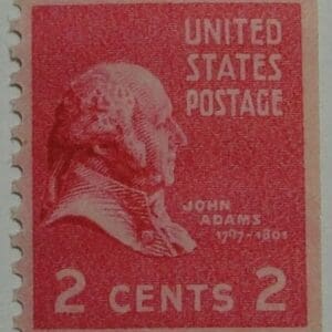 Scott# 806b "JOHN ADAMS" PRIXIE" BOOKLET SINGLE, MNH