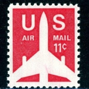 Scott# C78 "JET SILHOUETTE" MNH SINGLE, NICELY CENTERED
