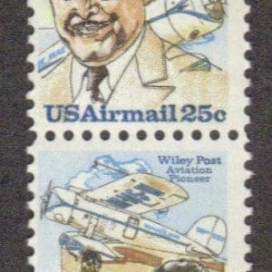 Scott# C95-96 "WILEY POST" MNH SE-TENANT PAIR, NICELY CENTERED