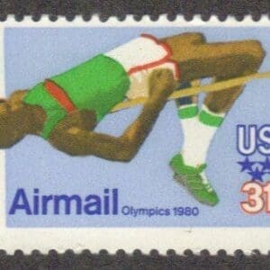 Scott# C97 "22nd OLYMPICS AT MOSCOW-HIGH JUMP" MNH, NICELY CENTERED
