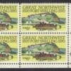 Scott# 1409 "FORT SNELLING-150 YEARS" MNH ZIP BLOCK (4) NICELY CENTERED