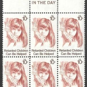 Scott# 1549 "NATIONAL ARC COMMEMORATIVE" MAIL EARLY BLOCK (6) MNH