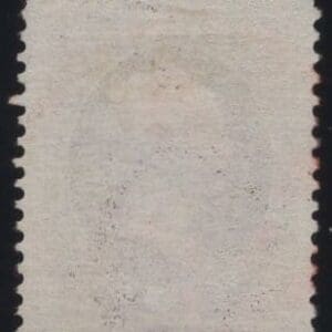 Alternative view of Scott# 162 "CLAY" USED CONTINENTAL PRINTING WITH RED GEOMETRIC FANCY CANCEL
