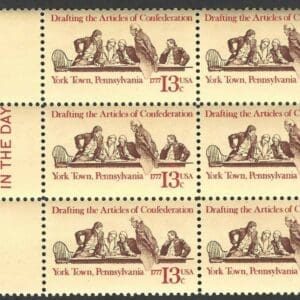 Scott# 1726 "ARTICLES OF CONFEDERATION" MAIL EARLY BLOCK (6) MNH