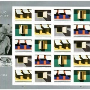 Scott# 5594-97 EMILIO SANCHEZ MNH FULL SHEET (20) NICELY CENTERED