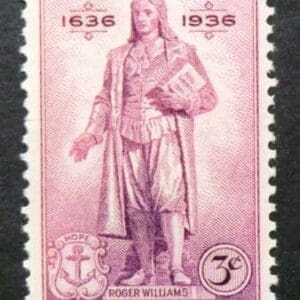 Scott# 777 "RHODE ISLAND TERCENTENARY" MNH SINGLE, NICELY CENTERED